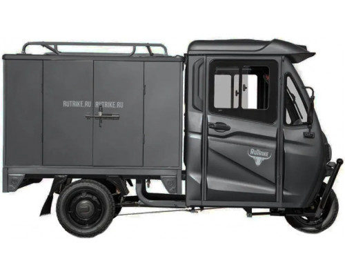 Трицикл грузовой RUTRIKE КАРГО Кабина Дуал 60V1000W Черный матовый 2825 024460-2825