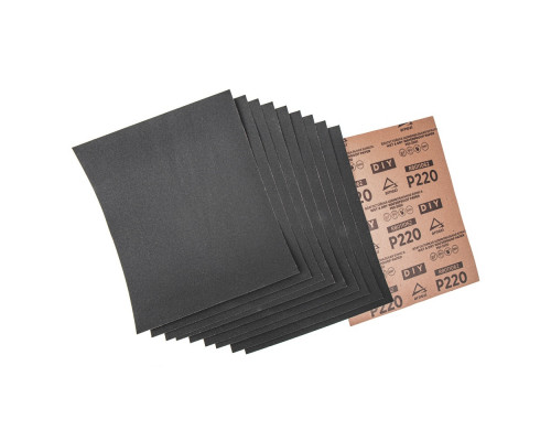 Лист шлифовальный ARNEZI R8011063 водостойкий 230x280 мм P240 DIY (10шт)