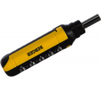 Набор трещоточная отвертка BERGER BG1073 15 в 1 с битами и головками 15 пр.