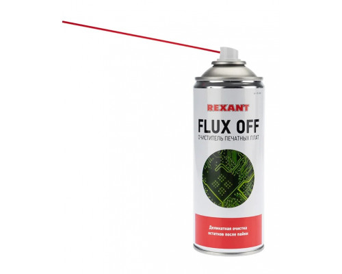 Очиститель печатных плат REXANT FLUX OFF, 520 мл (400мл), аэрозоль 85-0003