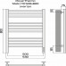 Полотенцесушитель ROYAL THERMO Stato П11 500х800 электро (встроен. диммер) НС-1433966