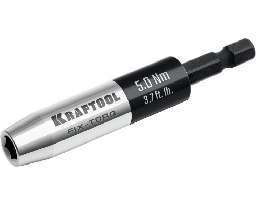 Магнитный держатель KRAFTOOL FIX-TORQ 5.0 для бит, динамометрический 64035-5.0