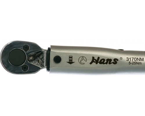 Ключ динамометрический HANS 3170NM 5-25Nm 3/8