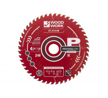 Пильный диск по дереву WOODWORK 210x1,8/1,2x30 Z=48 A=15 27.210.48