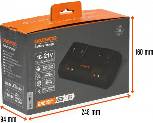 Зарядное устройство DAEWOO DACH 9021Li 2х4,5А
