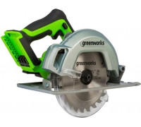 Пила циркулярная аккумуляторная GREENWORKS GD24CS 24V, АКБ 5Ач и ЗУ 1500907CUG
