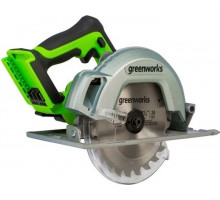 Пила циркулярная аккумуляторная GREENWORKS GD24CS 24V, АКБ 5Ач и ЗУ 1500907CUG