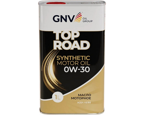 Масло моторное GNV Top Road 0W30 1 л (металл. канистра) GTR1012702010010030001