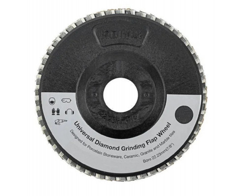 Алмазный лепестковый круг BIHUI 115х22,2 мм DPF060 шлифовальный #60 DPF060
