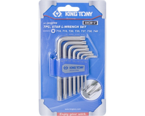 Набор ключей TORX KING TONY 20307PR