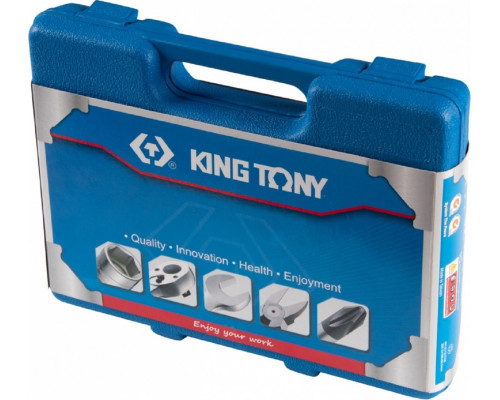 Набор комбинированных трещоточных ключей KING TONY 132A13MR, 8-19 мм, 13 предметов, в кейсе