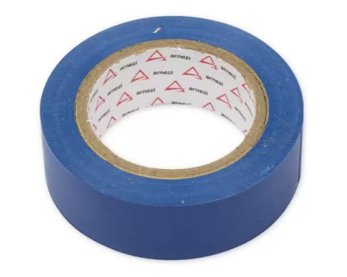 Изолента ARNEZI R8030501 ПВХ 19 мм x10 м толщина 130 мик, синяя
