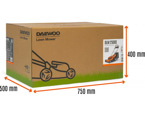 Газонокосилка электрическая DAEWOO DLM 2500E с двумя ножами
