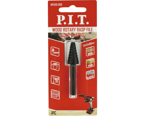 Фреза по дереву P.I.T. APLS13-013I стальная 13x25 мм
