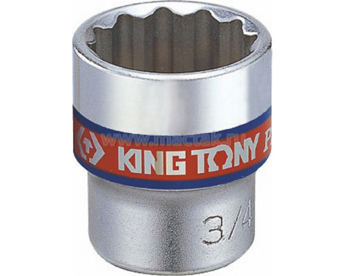 Головка 12-гранная 3/8" KING TONY 333012S
