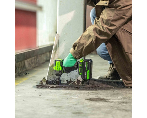 Гайковерт аккумуляторный GREENWORKS IW5500 24V, АКБ 5Ач и ЗУ 3805007CUG