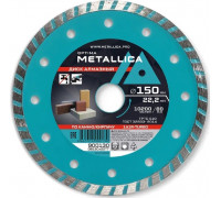 Алмазный диск для резки бетона METALLICA Optima 150x22,2 мм, H=7 мм турбированный без уп. 900130