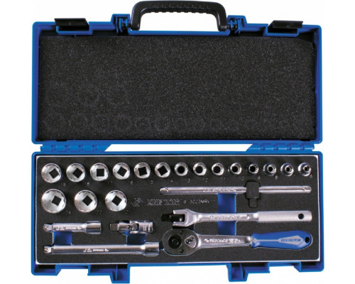Набор головок 3/8" KING TONY 3023MRV11, 12-гранные, 6-24 мм, 23 предмета