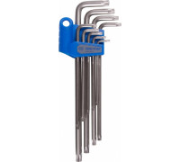 Набор ключей TORX KING TONY 20319PR Г-образных T10-T50, длинные, 9 пр.
