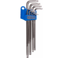 Набор ключей TORX KING TONY 20319PR Г-образных T10-T50, длинные, 9 пр.