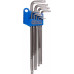 Набор ключей TORX KING TONY 20319PR Г-образных T10-T50, длинные, 9 предметов