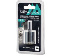 Алмазная коронка для мокрого сверления METALLICA Optima 25x55 мм #80 по стеклу, плитке 901465