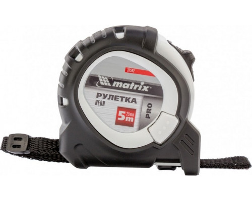 Рулетка MATRIX 32592 Neon, 5 м х 25 мм