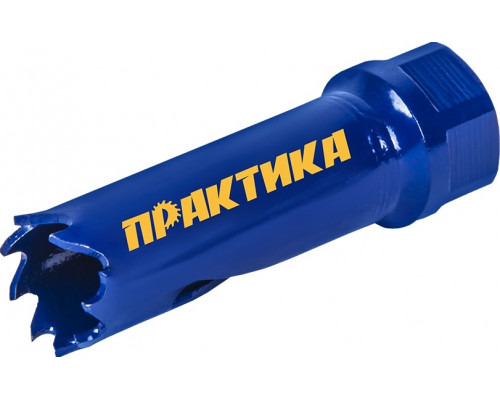 Коронка биметаллическая ПРАКТИКА 16 мм (5/8