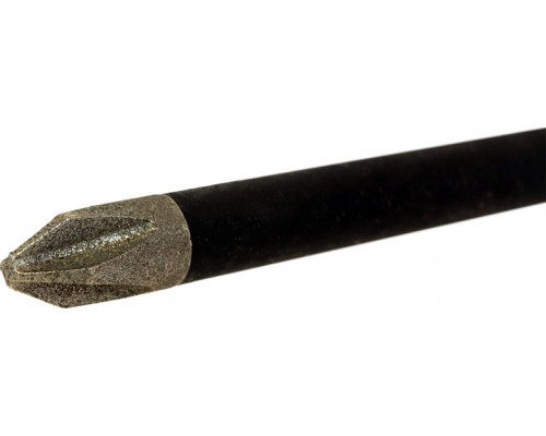 Отвертка крестовая HANSKONNER HK1040-16-PH2-38 алмазн. наконечник