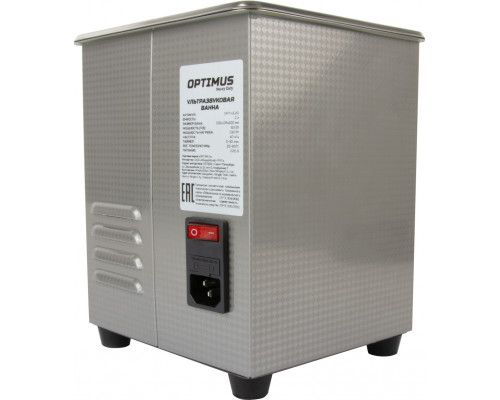 Мойка ультразвуковая Optimus OPT-UC20 с подогревом, 2 л