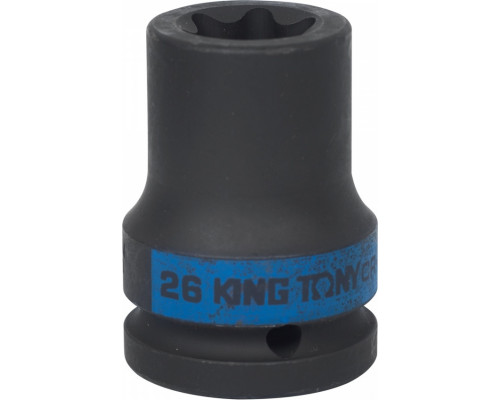 Ударная торцевая головка TORX Е-стандарт KING TONY 3/4" E26, 56 мм