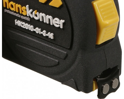 Рулетка HANSKONNER HK2010-01-3-16 с противоударным корпусом softtouch