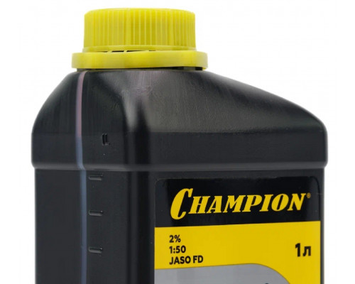 Масло для 2-тактных двигателей CHAMPION JASO FD 1 л полусинтетическое 952830