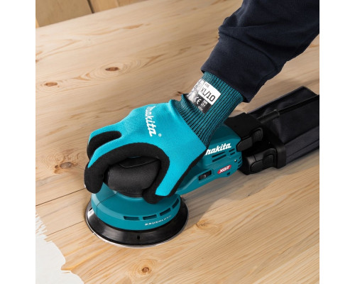 Виброшлифмашина эксцентриковая аккумуляторная MAKITA BO003CGZ с выносным аккумулятором