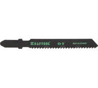 Пилки по дереву KRAFTOOL T119B чистый рез, шаг 2мм, 55мм, 2 шт. 159535-2