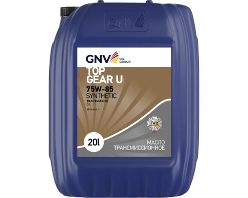 Масло трансмиссионное GNV Top Gear U Synthetic 75W85 GL-4/5 20 л GTG1U72015G45007585020