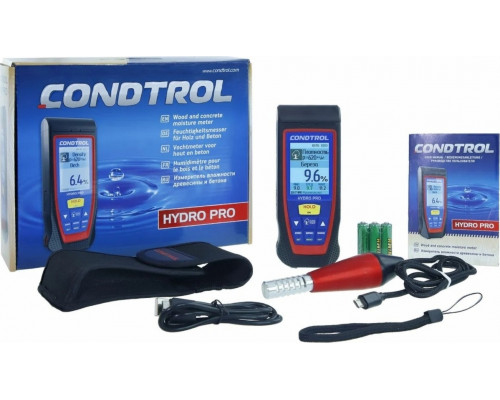 Измеритель влажности CONDTROL Hydro Pro new для строительных материалов и воздуха 3-14-024