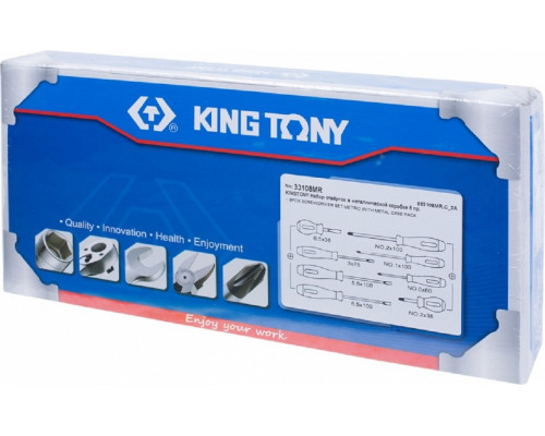 Набор отверток KING TONY 33108MR 8 предметов