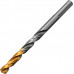 Сверло по металлу Denzel Р6М5, Golden Tip спиральное 6x93мм 718235