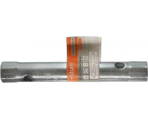 Ключ трубчатый торцевой Sturm 1045-22-14x15, 14х15 мм, оцинкованный