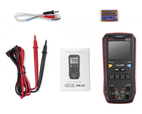 Мультиметр цифровой RGK DM-25 с поверкой 721463