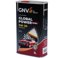 Масло моторное GNV Global Power Sport 5W30 Synthetic 1 л (металл. канистра) GPS1M10564010130530001