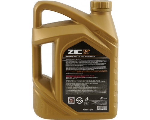 Масло моторное ZIC TOP LS 5W30 4 л 162612