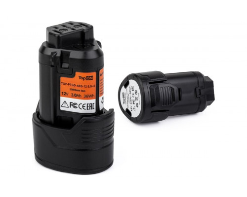 Аккумулятор TopON для AEG L1230 12В, 3.0Ah (Li-Ion) TOP-PTGD-AEG-12-3.0-Li