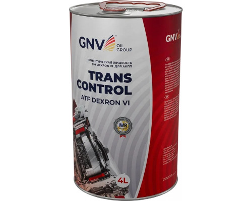Масло трансмиссионное GNV Trans Control ATF Dexron VI 4 л (металл. канистра) GTCAVI111106M507410004