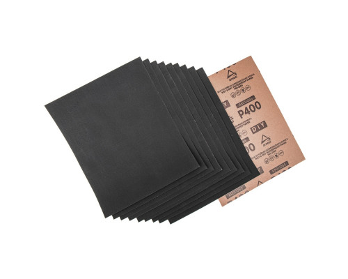 Лист шлифовальный ARNEZI R8011066 водостойкий 230x280 мм P400 DIY (10шт)