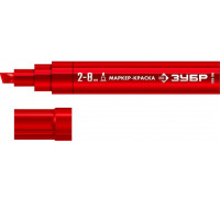 Маркер ЗУБР 06327-3 МК-800 2-8 мм, клиновидный, красный, экстрабольшой