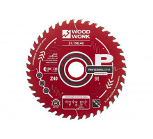 Пильный диск по дереву WOODWORK 190x1,8/1,2x30 Z=40 A=15 27.190.40