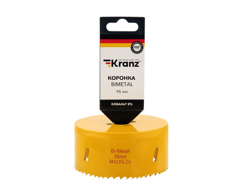Коронка биметаллическая Kranz 95 мм Bimetal KR-92-0242