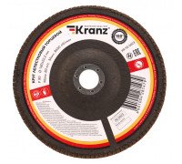 Круг лепестковый Kranz KR-90-0023 торцевой, p80, 180х22,2мм